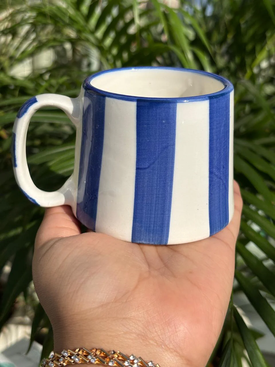 Blue Lines Tea Cup (Set of 2)