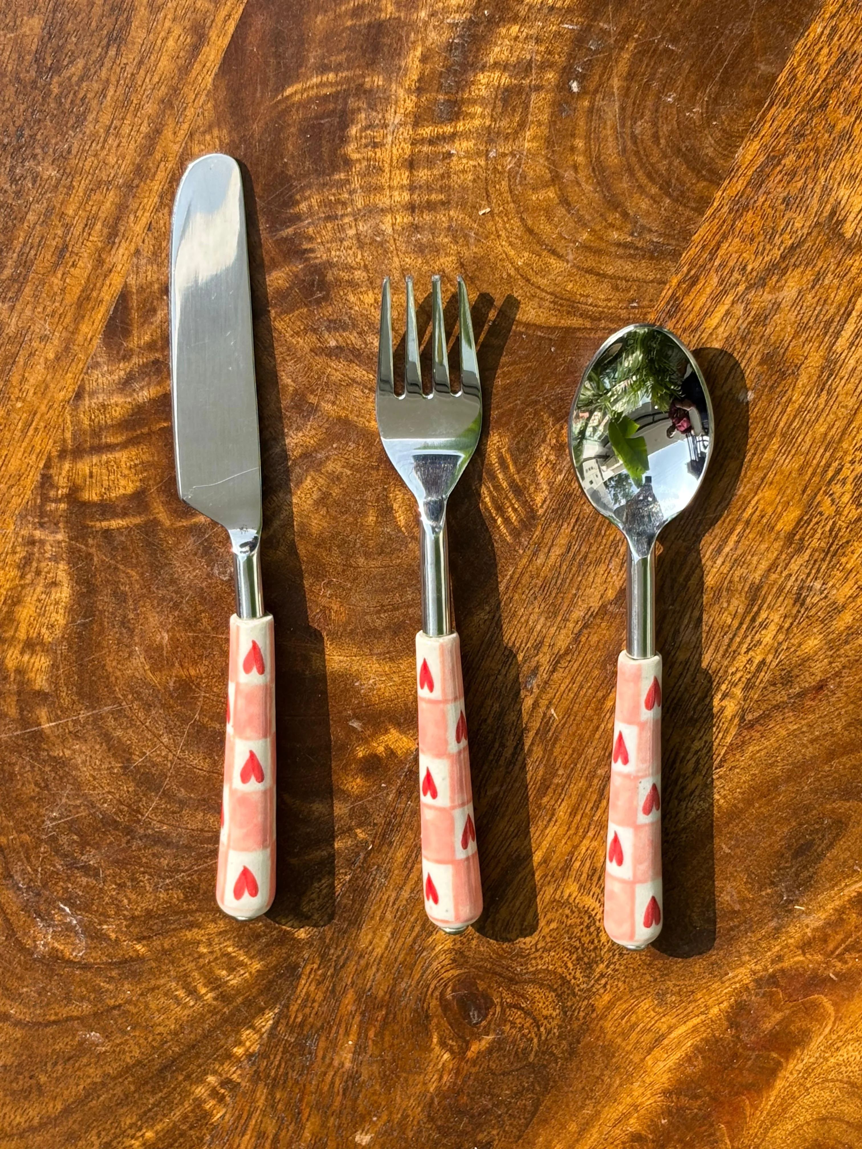 Cupid's Handcrafted Cutlery Set (Set of 3) - Image 2