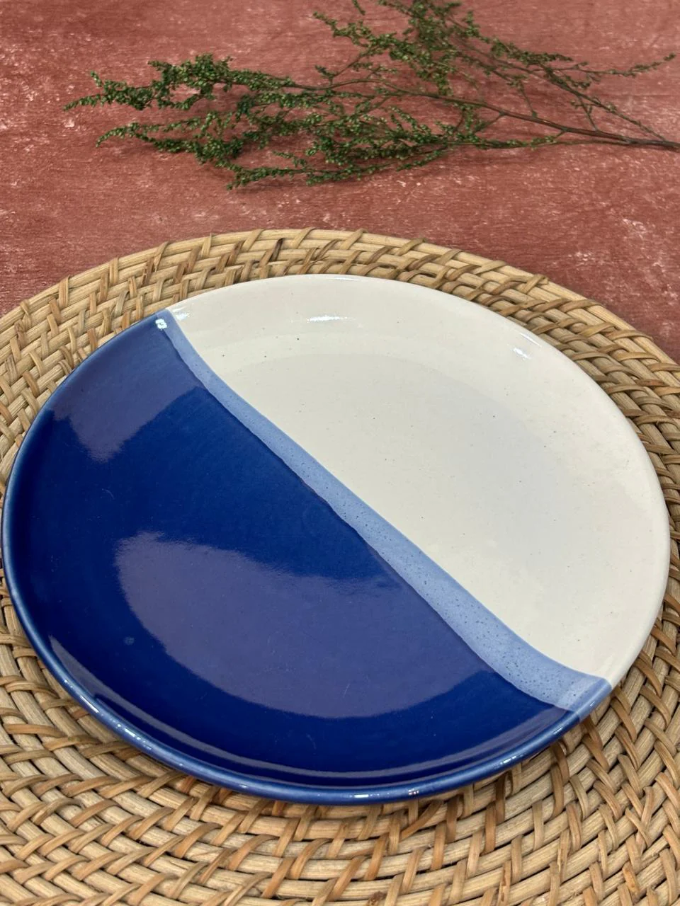 Blue Dual Shade Dinner Set Set of 7) - Image 5