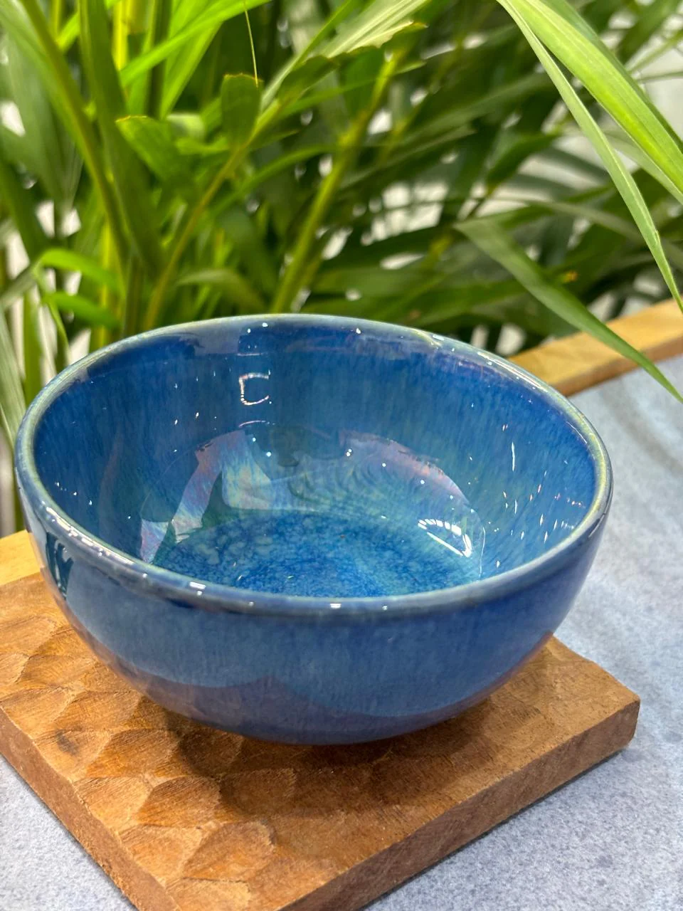 Blue Glaze Dinner Set (Set of 3) - Image 4
